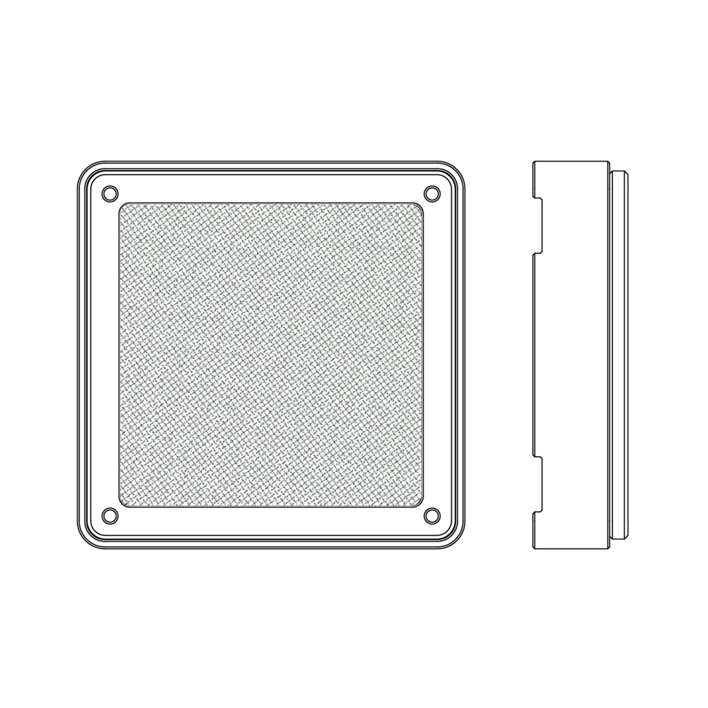 140mm Fan Shroud & Outer Cover