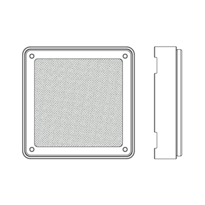140mm Fan Shroud & Outer Cover